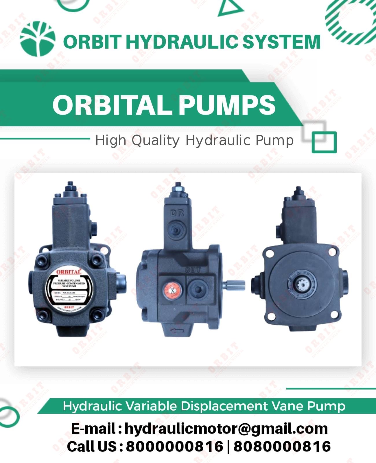 PVF-40-20-11 Anson Hydraulic Variable Vane Pump